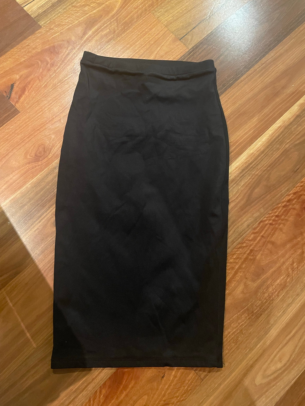 BARDOT - Black stretch midi skirt